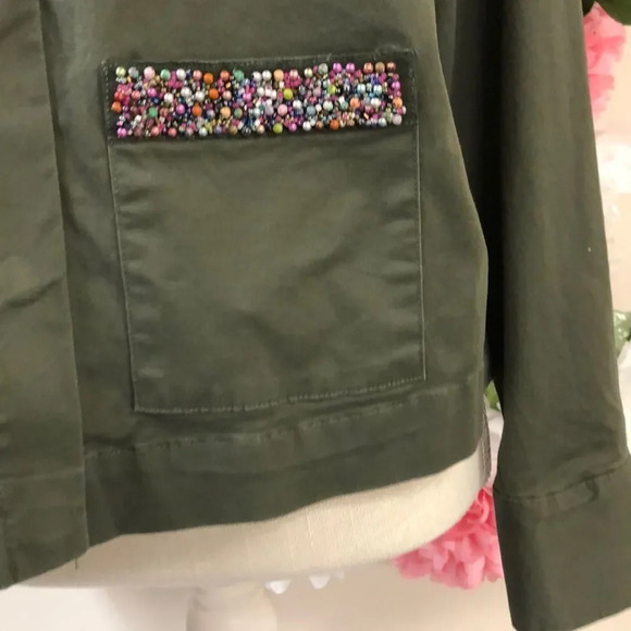 Hunter Green Military Jacket Size Medium - Picture 8 of 14